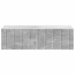 vidaXL Nástenný bočný stôl Betónovo sivá 59 x 34,5 x 17 cm – Obrázok 4