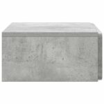 vidaXL Nástenný bočný stôl Betónovo sivá 59 x 34,5 x 17 cm – Obrázok 5