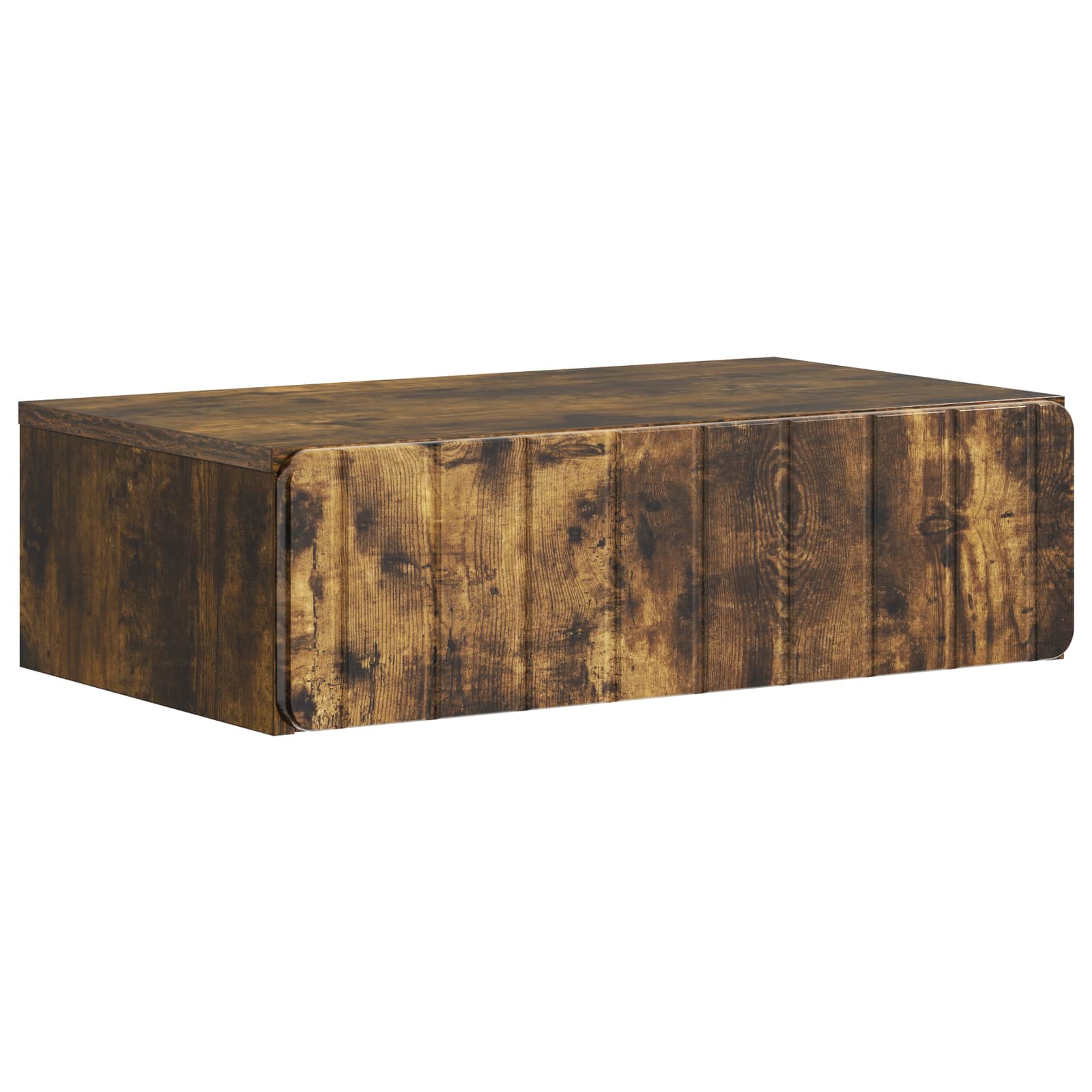 898320_1.jpg vidaXL Nástenný bočný stôl Dymový dub 59 x 34,5 x 17 cm – Obrázok 1