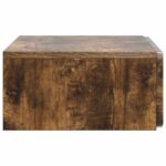 vidaXL Nástenný bočný stôl Dymový dub 59 x 34,5 x 17 cm – Obrázok 5