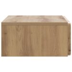 vidaXL Nástenný bočný stôl Dub artisan 59 x 34,5 x 17 cm – Obrázok 5