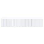 vidaXL Nástenný bočný stôl Biela 87,5 x 34,5 x 17 cm Kompozitné drevo – Obrázok 4