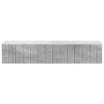 vidaXL Nástenný bočný stôl Betónovo sivá 87,5 x 34,5 x 17 cm – Obrázok 4