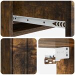 vidaXL Nástenný bočný stôl Dymový dub 87,5 x 34,5 x 17 cm – Obrázok 7