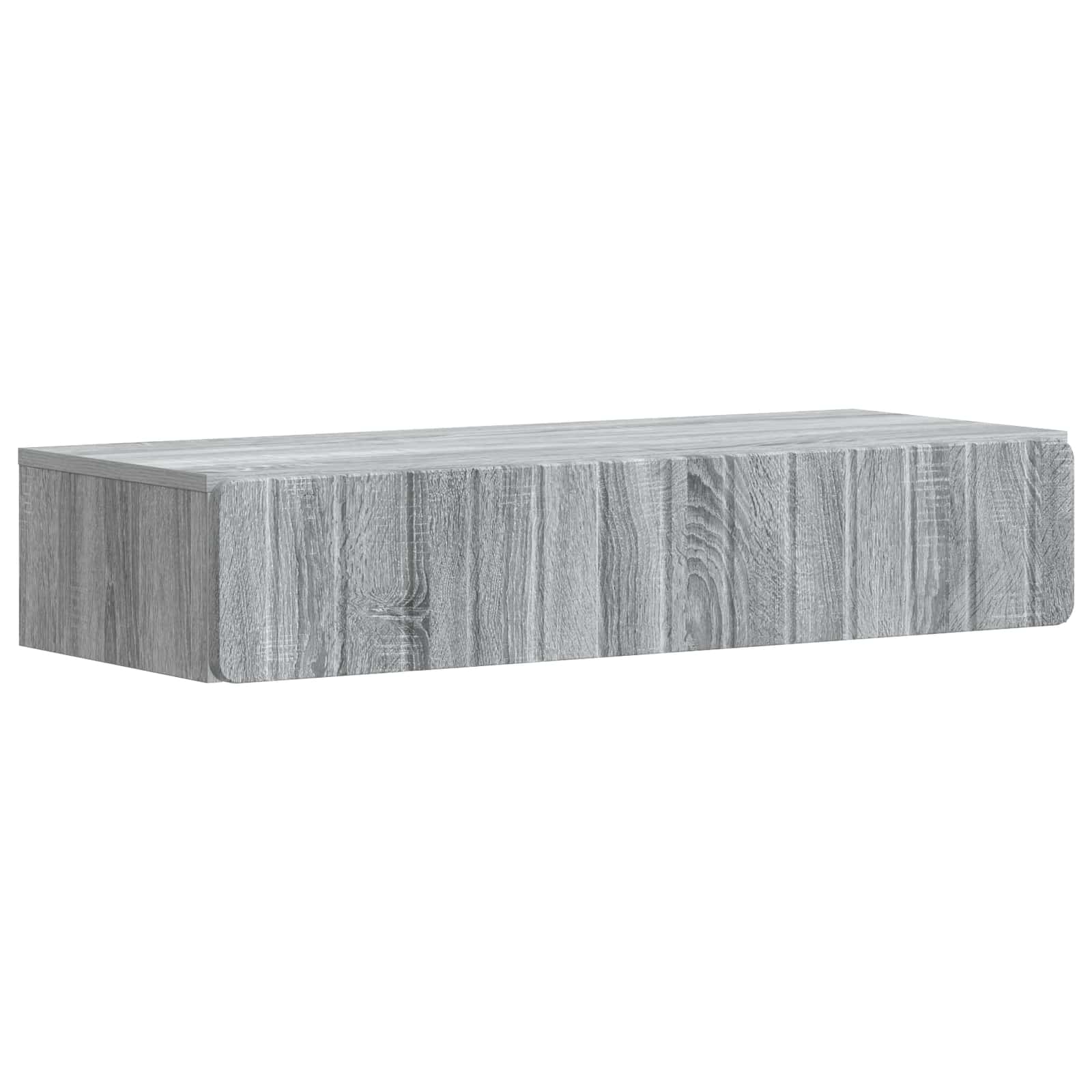 898331_1.jpg vidaXL Nástenný bočný stôl Sivá sonoma 87,5 x 34,5 x 17 cm – Obrázok 1