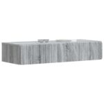 vidaXL Nástenný bočný stôl Sivá sonoma 87,5 x 34,5 x 17 cm – Obrázok 2