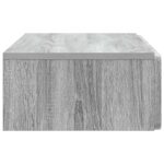 vidaXL Nástenný bočný stôl Sivá sonoma 87,5 x 34,5 x 17 cm – Obrázok 5