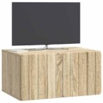 vidaXL Nástenná TV skrinka Nástenný Dub sonoma 59,5 x 41 x 30 cm – Obrázok 3