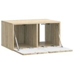 vidaXL Nástenná TV skrinka Nástenný Dub sonoma 59,5 x 41 x 30 cm – Obrázok 5