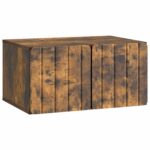 vidaXL Nástenná TV skrinka Nástenný Dymový dub 59,5 x 41 x 30 cm – Obrázok 2