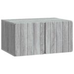 vidaXL Nástenná TV skrinka Nástenný Sivá sonoma 59,5 x 41 x 30 cm – Obrázok 2