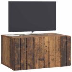vidaXL Nástenná TV skrinka Nástenný Staré drevo 59,5 x 41 x 30 cm – Obrázok 3