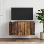 vidaXL Nástenná TV skrinka Nástenný Staré drevo 59,5 x 41 x 30 cm – Obrázok 4