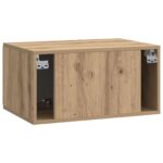 vidaXL Nástenná TV skrinka Nástenný Dub artisan 59,5 x 41 x 30 cm – Obrázok 8