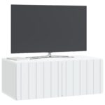 vidaXL Nástenná TV skrinka Biela 78,5 x 41 x 30 cm Kompozitné drevo – Obrázok 3