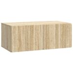 vidaXL Nástenná TV skrinka Nástenný Dub sonoma 78,5 x 41 x 30 cm – Obrázok 2