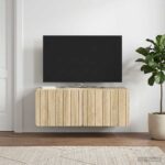 vidaXL Nástenná TV skrinka Nástenný Dub sonoma 78,5 x 41 x 30 cm – Obrázok 4