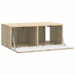 vidaXL Nástenná TV skrinka Nástenný Dub sonoma 78,5 x 41 x 30 cm – Obrázok 5