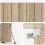vidaXL Nástenná TV skrinka Nástenný Dub sonoma 78,5 x 41 x 30 cm – Obrázok 9