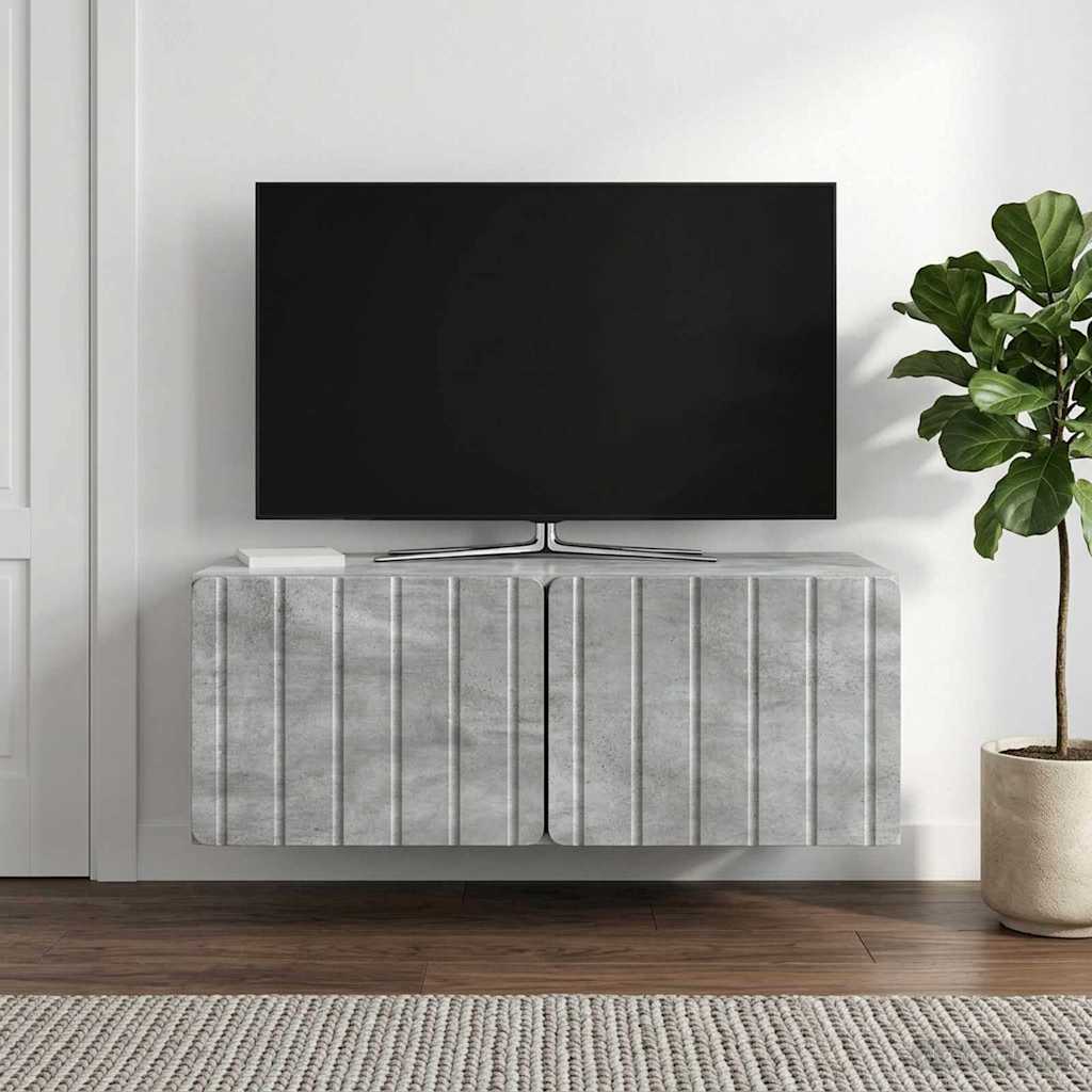 898348_1.jpg vidaXL Nástenná TV skrinka Nástenný Betónovo sivá 78,5 x 41 x 30 cm – Obrázok 1