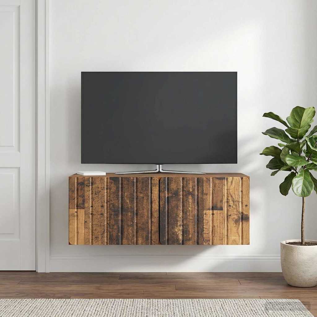 898353_1.jpg vidaXL Nástenná TV skrinka Nástenný Staré drevo 78,5 x 41 x 30 cm – Obrázok 1