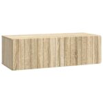 vidaXL Nástenná TV skrinka Dub sonoma 98 x 41 x 30 cm Kompozitné drevo – Obrázok 2