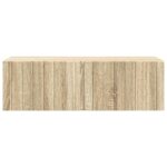 vidaXL Nástenná TV skrinka Dub sonoma 98 x 41 x 30 cm Kompozitné drevo – Obrázok 6