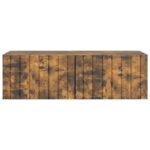 vidaXL Nástenná TV skrinka Dymový dub 98 x 41 x 30 cm Kompozitné drevo – Obrázok 6