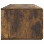 vidaXL Nástenná TV skrinka Dymový dub 98 x 41 x 30 cm Kompozitné drevo – Obrázok 7