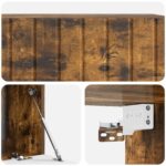 vidaXL Nástenná TV skrinka Dymový dub 98 x 41 x 30 cm Kompozitné drevo – Obrázok 9