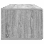 vidaXL Nástenná TV skrinka Nástenný Sivá sonoma 98 x 41 x 30 cm – Obrázok 7