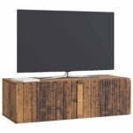 vidaXL Nástenná TV skrinka Nástenný Staré drevo 98 x 41 x 30 cm – Obrázok 3