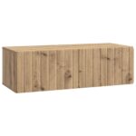 vidaXL Nástenná TV skrinka Nástenný Dub artisan 98 x 41 x 30 cm – Obrázok 2