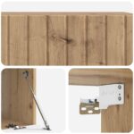 vidaXL Nástenná TV skrinka Nástenný Dub artisan 98 x 41 x 30 cm – Obrázok 9