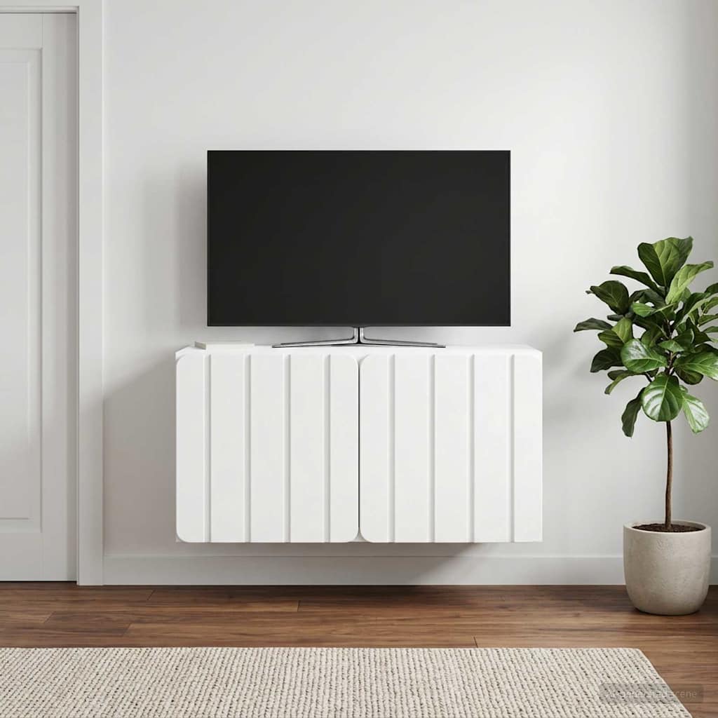 898365_1.jpg vidaXL Nástenná TV skrinka Biela 59,5 x 31 x 30 cm Kompozitné drevo – Obrázok 1