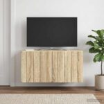 vidaXL Nástenná TV skrinka Nástenný Dub sonoma 59,5 x 31 x 30 cm – Obrázok 4