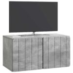 vidaXL Nástenná TV skrinka Nástenný Betónovo sivá 59,5 x 31 x 30 cm – Obrázok 3
