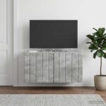 vidaXL Nástenná TV skrinka Nástenný Betónovo sivá 59,5 x 31 x 30 cm – Obrázok 4