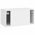 vidaXL Nástenná TV skrinka Biela s vysokým leskom 59,5 x 31 x 30 cm – Obrázok 8