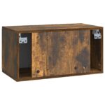 vidaXL Nástenná TV skrinka Nástenný Dymový dub 59,5 x 31 x 30 cm – Obrázok 8