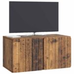 vidaXL Nástenná TV skrinka Nástenný Staré drevo 59,5 x 31 x 30 cm – Obrázok 3