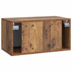 vidaXL Nástenná TV skrinka Nástenný Staré drevo 59,5 x 31 x 30 cm – Obrázok 8
