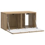 vidaXL Nástenná TV skrinka Nástenný Dub artisan 59,5 x 31 x 30 cm – Obrázok 5