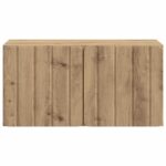 vidaXL Nástenná TV skrinka Nástenný Dub artisan 59,5 x 31 x 30 cm – Obrázok 6