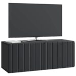 vidaXL Nástenná TV skrinka Čierna 78,5 x 31 x 30 cm Kompozitné drevo – Obrázok 3