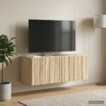 vidaXL Nástenná TV skrinka Nástenný Dub sonoma 78,5 x 31 x 30 cm – Obrázok 4