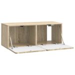 vidaXL Nástenná TV skrinka Nástenný Dub sonoma 78,5 x 31 x 30 cm – Obrázok 5