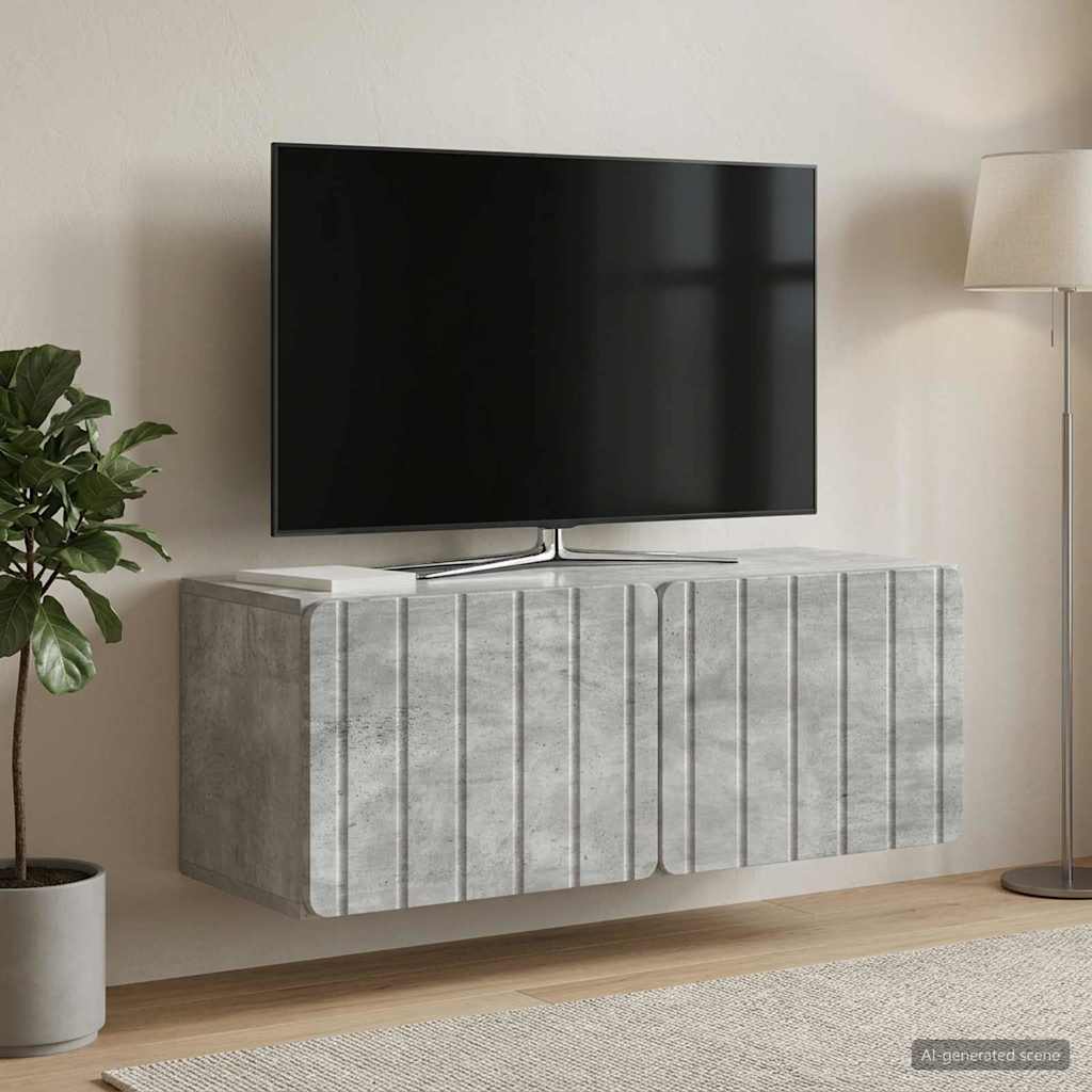 898378_1.jpg vidaXL Nástenná TV skrinka Nástenný Betónovo sivá 78,5 x 31 x 30 cm – Obrázok 1