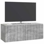 vidaXL Nástenná TV skrinka Nástenný Betónovo sivá 78,5 x 31 x 30 cm – Obrázok 3