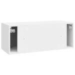 vidaXL Nástenná TV skrinka Biela s vysokým leskom 78,5 x 31 x 30 cm – Obrázok 8